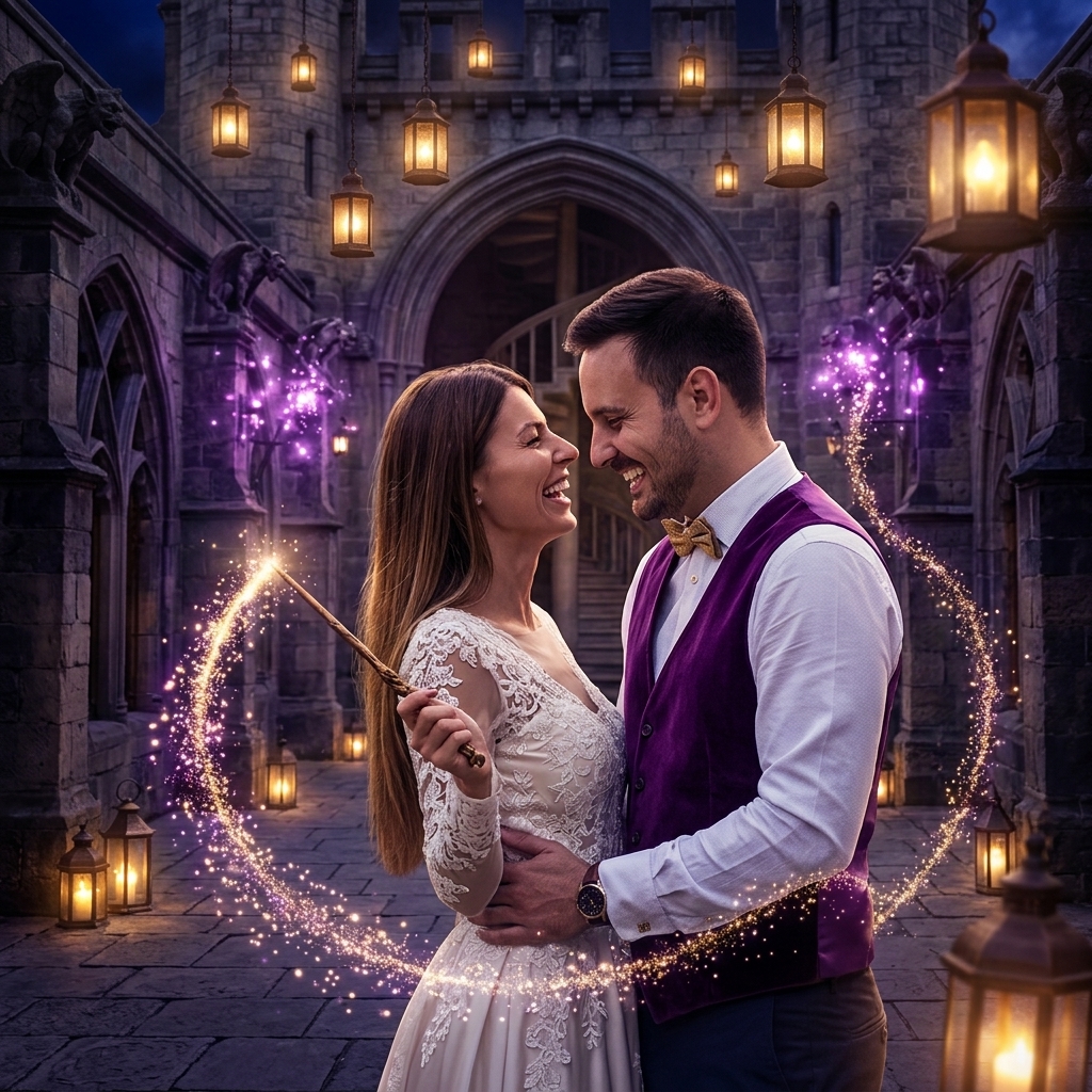 Isabella y Rodrigo — Patio del Castillo
