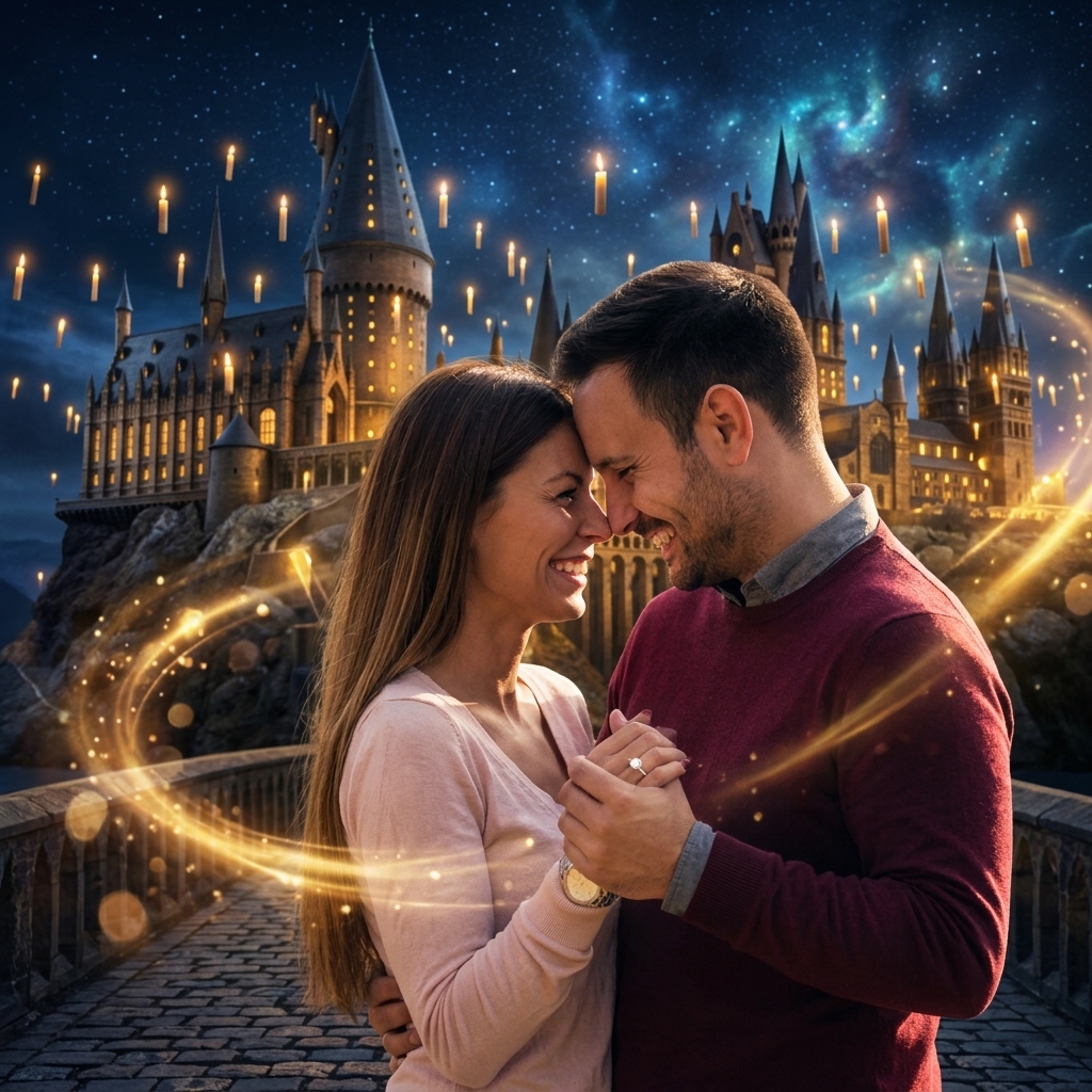 El Primer Encuentro — Castillo Hogwarts