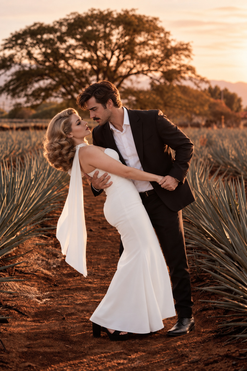Sofía y Rodrigo beso
