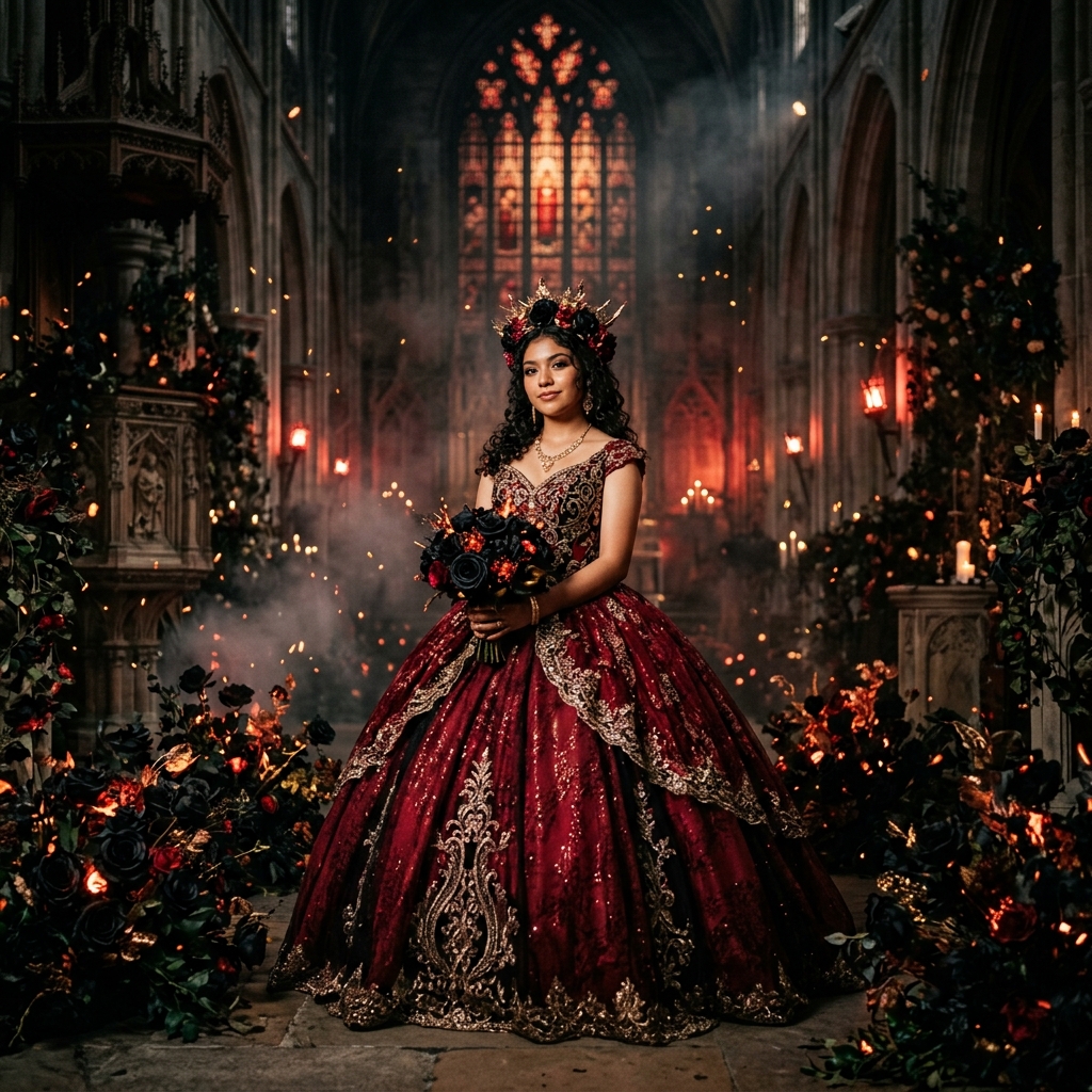 Quinceañera Portrait Editorial